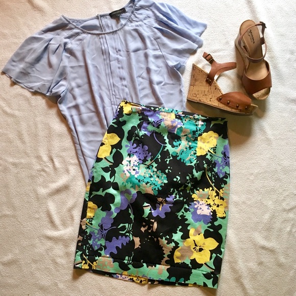 Floral Pencil Skirt • WORTHINGTON - Picture 1 of 8